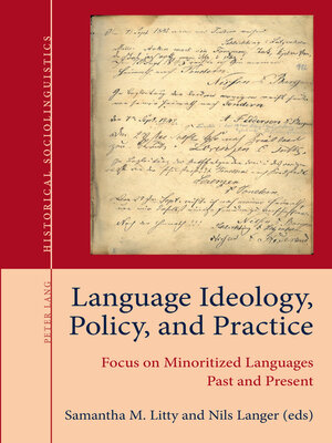 cover image of Language Ideology, Policy, and Practice